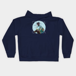 GNAWA T-shirt arabic writing  '' كناوة '' LIGHT BLUE DESGIN Kids Hoodie